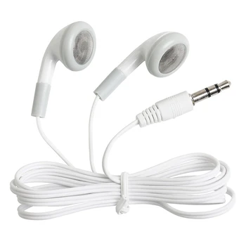 

Cheapest White Stylish Music 3.5mm In Ear Earphone Universal Stereo Surround Noise-canceling Sports Running Earphone 200pcs/lot