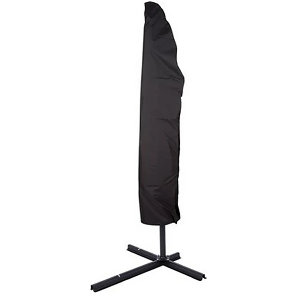 Garden Parasol Cover Waterproof Protector Umbrella Patio Cover Black 280cm