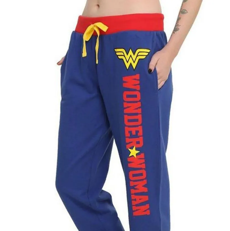 Wonder Woman Princess Dian Cosplay Costumes Joggers Trousers Sport Gym Pants Tracksuit