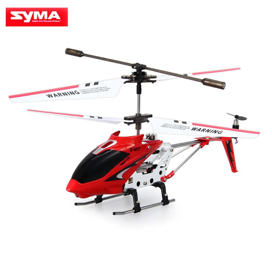 Оригинальный Syma S107G S107 мини дроны 3CH радиоуправляемая Летающая Игрушка гироскоп радиоуправление металлический сплав Fuselage RC миниtero