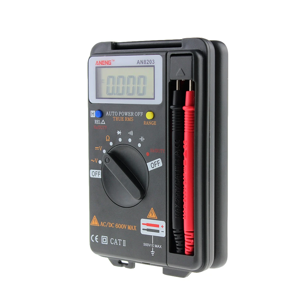 ANENG AN8203 Mini Digital Multimeter 4000counts true rms digital multimeter tester voltmeter battery tester multimetro tester