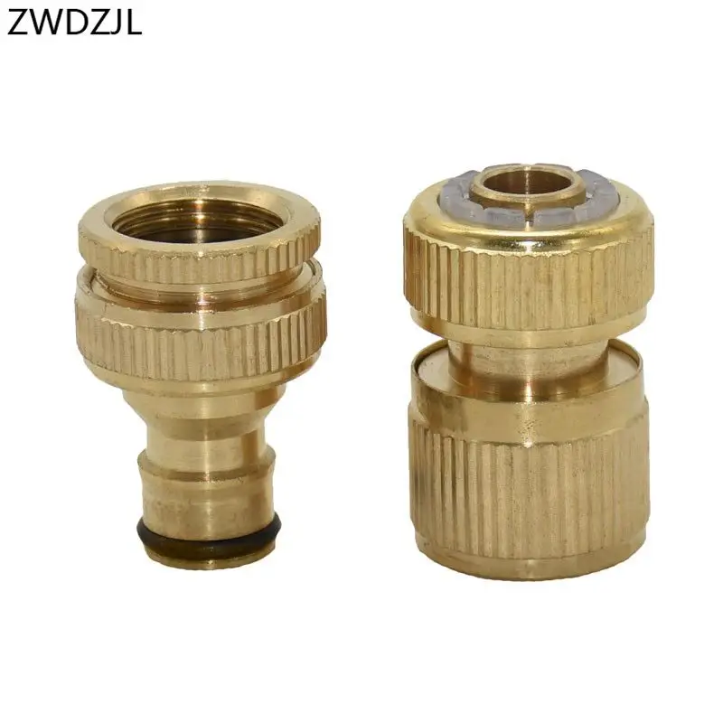 Wxrwxy Brass Hose Connector 1 2 16mm Garden Hose Brass Fittings