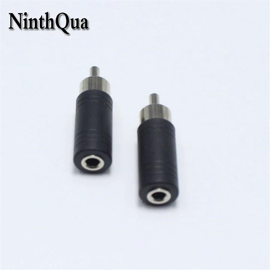 

3pcs 3.5mm Female Audio plug to RCA Male Socket 3.5 Plug jack Adapter Connector For Microphone
