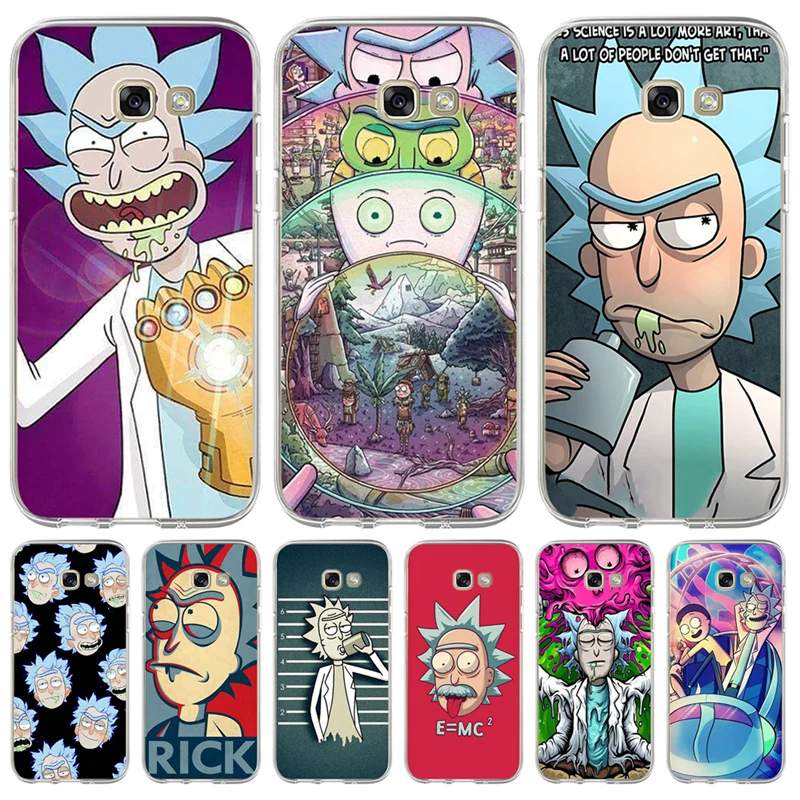 For Samsung Galaxy J2 J3 J5 J7 2015 2016 2017 2018 Prime G530 Note 8 9 Pro EU Grand Luxury funda Rick And Morty Phone Case Cover |