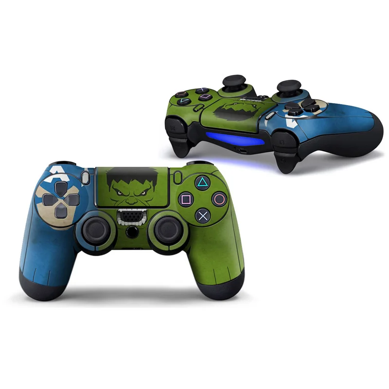 

2pcs Design For Sony Playstation PS4 Controller Vinyl Sticker For PS4 controller pvc skin sticker---2131