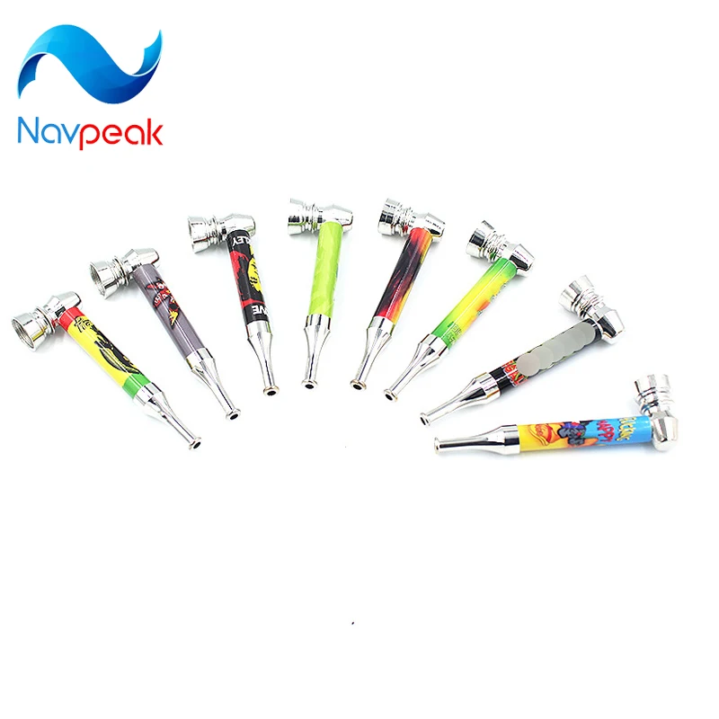 Mini metal small pipe tobacco tool smoking gadget for cigarettes and