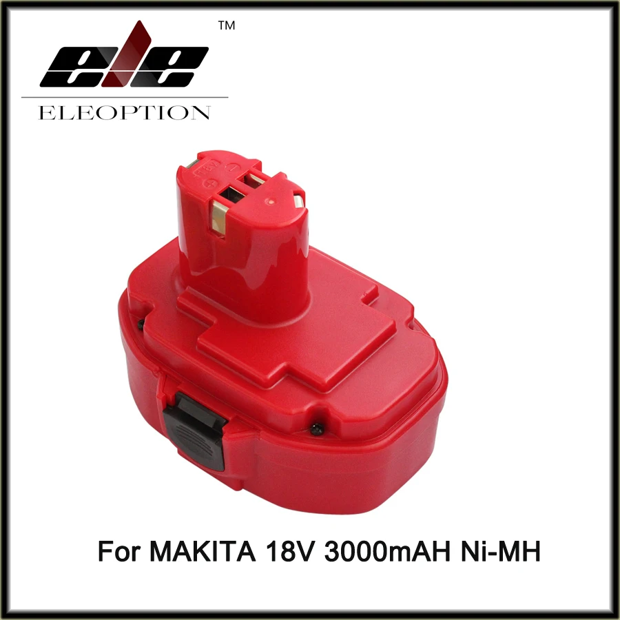

Eleoption 18V 3.0Ah 3000mAh Rechargeable Power tool Battery For Makita 18 Volt 192827-3 192826-5 1822 1823 Free Shipping