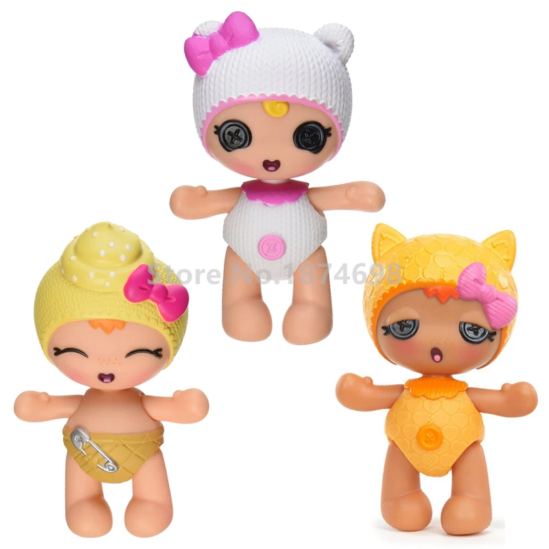 New Cute Mini Lalaloopsy Babies Doll Set 3 Figures Dolls Kids Toys For Girls Children Gifts - Action Figures - AliExpress