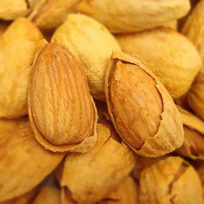 Free Shipping, Natural Cleaned Dried Hand Selected Xinjiang Almond Kernels (Badam) /Chinese