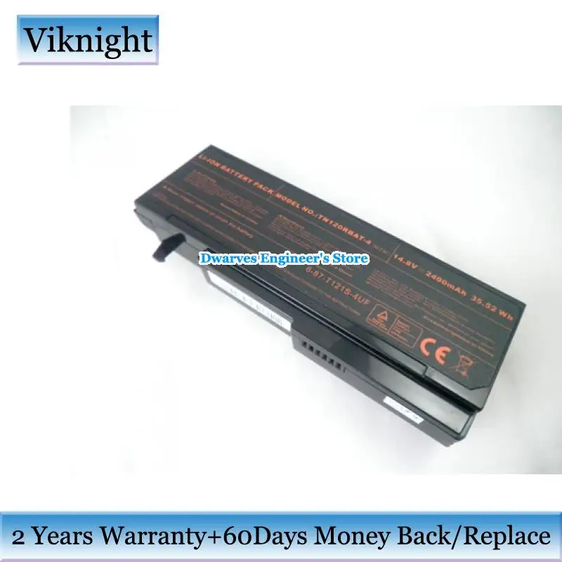 

Original 14.8V 2400mAh TN120RBAT-4 Battery for Clevo 6-87-T121S-4UF 6-87-T121S-4DF1