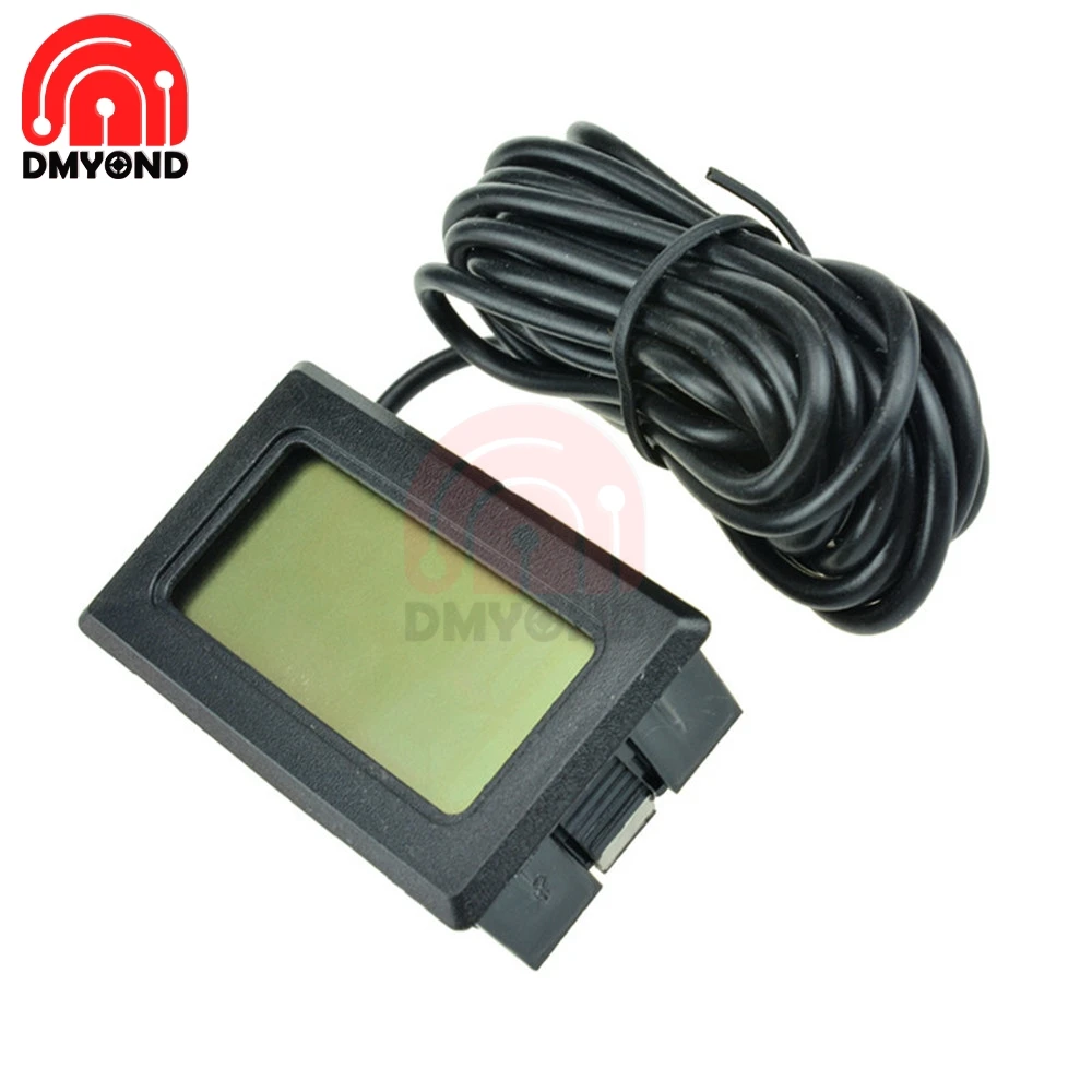 Digital LCD Thermometer Hygrometer Temperature Sensor TPM-10 Meter Weather Station Diagnostic-tool Thermal Regulator 2m 200CM