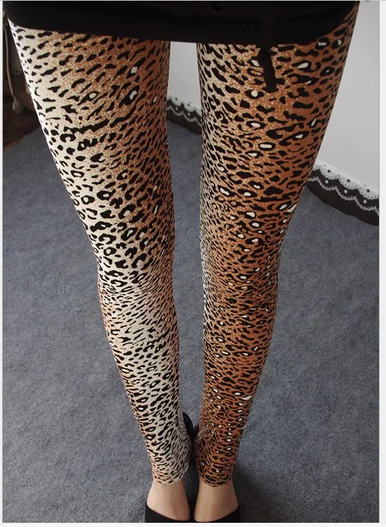 YSDNCHI Leopard Printing Leggins Women Pants 2021 Fashion Slim High Waist Elasticity Gym Fitness Sexy Push Up Leggins ribbed leggings