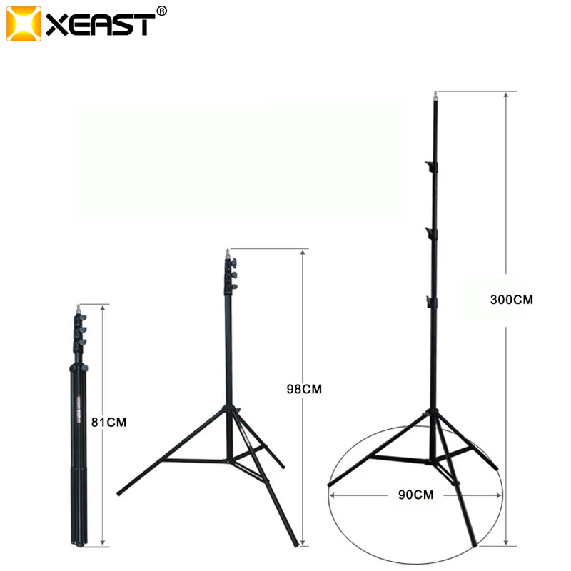 

XEAST 300CM /3M Laser Level Tripod 1/4' Nivel Laser Tripod for Laser Level Adjustable SPCC metal Tripod