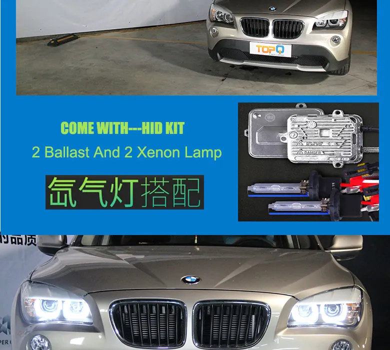 DY_L Автомобиль Стайлинг фара для BMW X1 2009-1013 светодиодный фары DRL H7/D2H HID Xenon Биксеноновые линзы