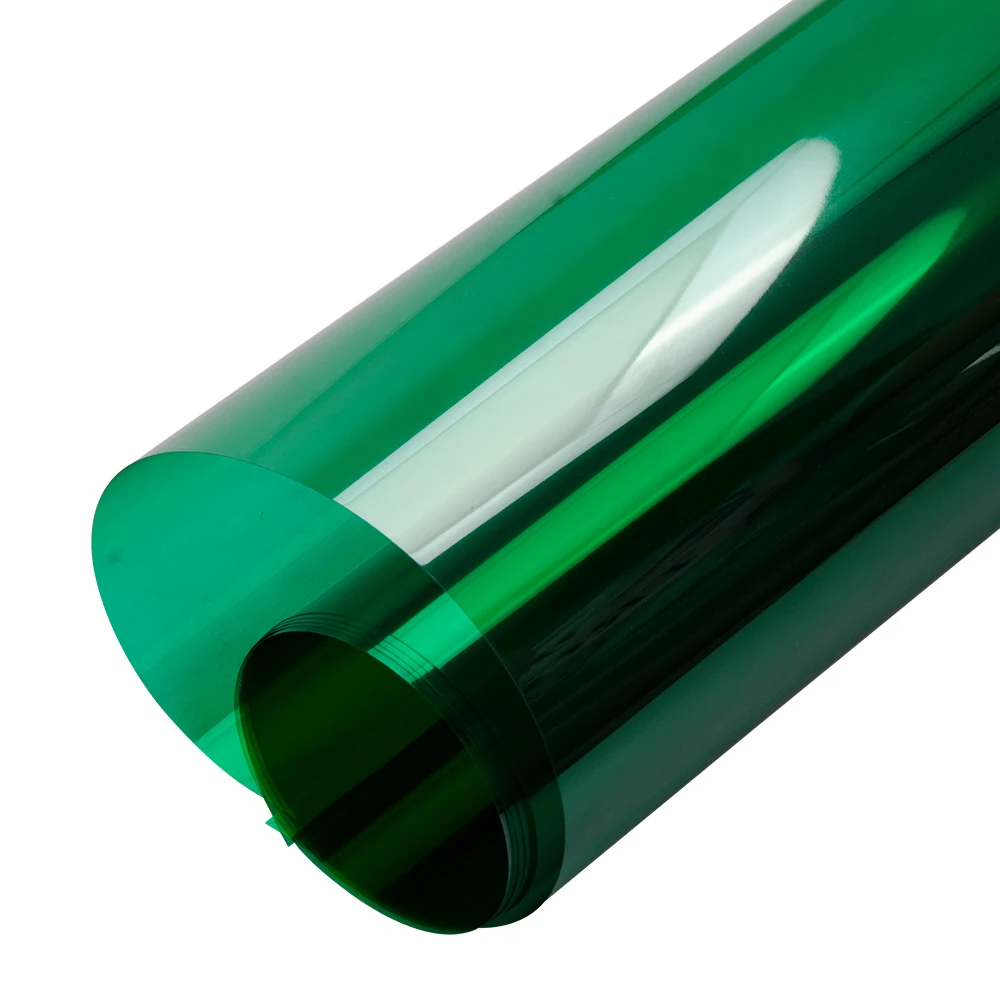 SUNICE 1.52x30m/5x100FT Green Decoration Window Tint Film Clear Solar Tint Privacy Protection Film Home Mall Glass Decor Sticker