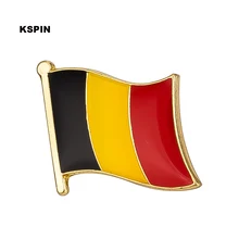Бельгийский флаг булавка на лацкане значок брошь значки 1 шт KS-0034