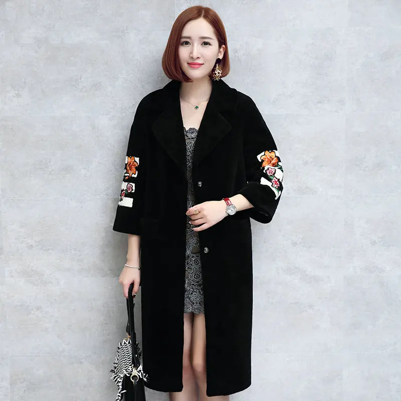 

Mouton Coat female jacket women's jacket fur coat Sheepskin coat Women's winter jackets real fur women's fur coats winter