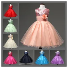 Summer 2017 New Girl Dress Baby Girls Dresses Princess Party TuTu Dress Sequins Decorative Baby Clothing Kids Clothes10 Color 28