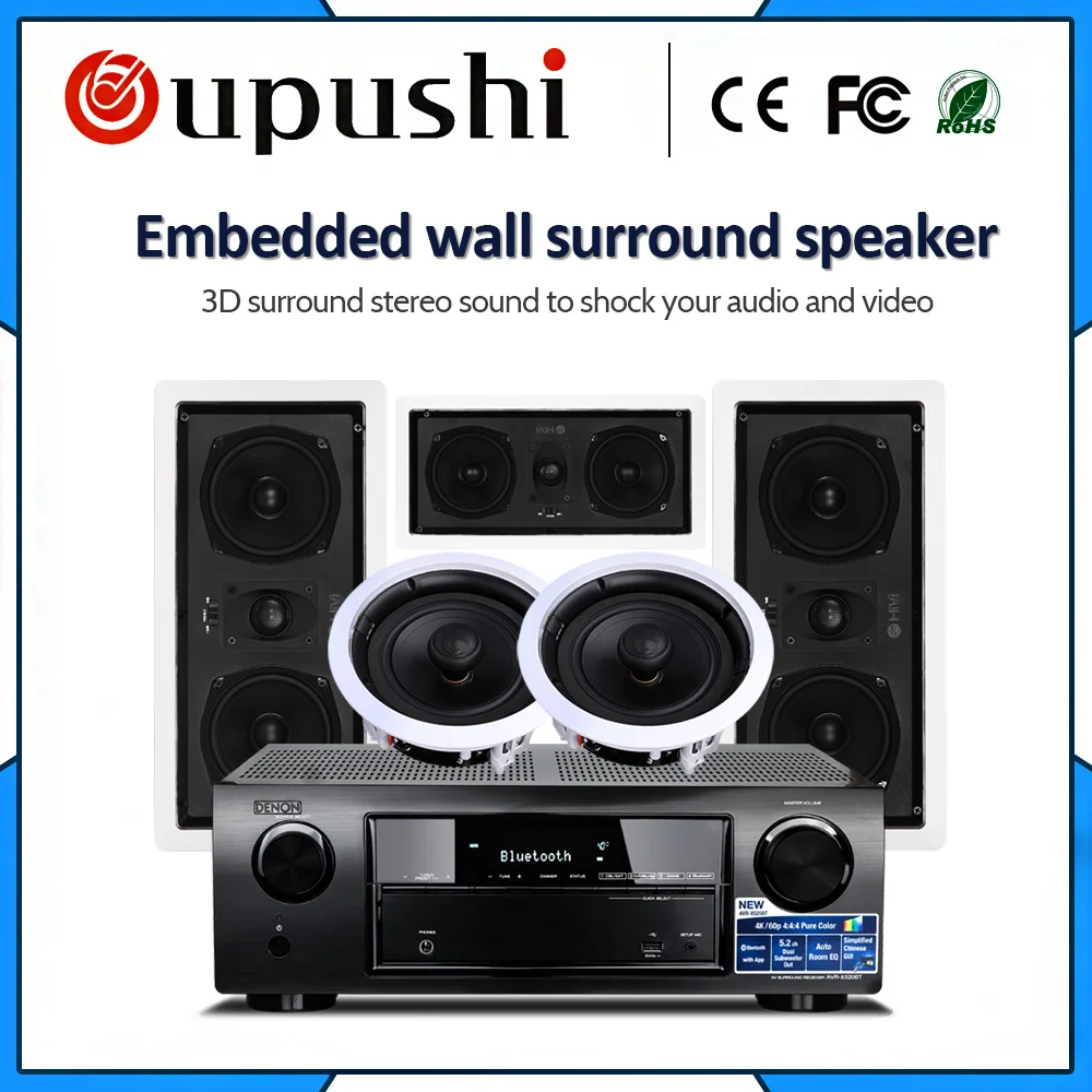 Us 400 0 Oupushi 5 1 Sound System Stereo Speaker For Home Audio System In In Ceiling Speakers From Consumer Electronics On Aliexpress