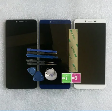 

RYKKZ For koobee S12 LCD Display With Touch Screen Digitizer Assembly Replacement With Tools+3M Sticker