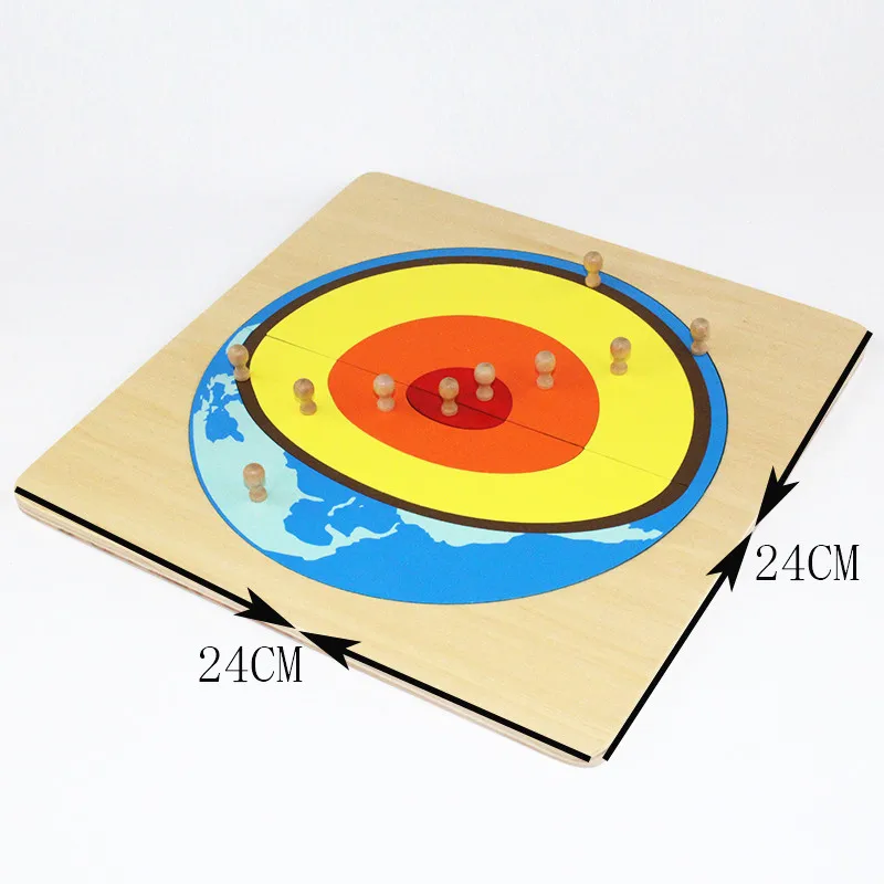 Baby Toy Montessori Solar Core Puzzle with Box Early Childhood Education Preschool Training Kids Brinquedos Juguetes