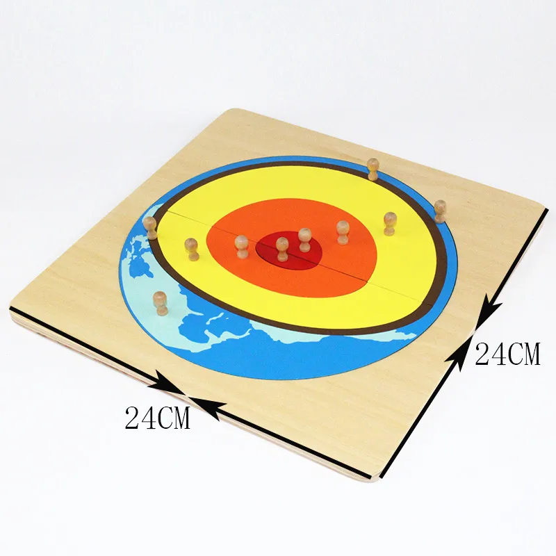 Детская игрушка Монтессори Солнечный ядро головоломка с коробкой раннее образование Дошкольное обучение детей Brinquedos Juguetes