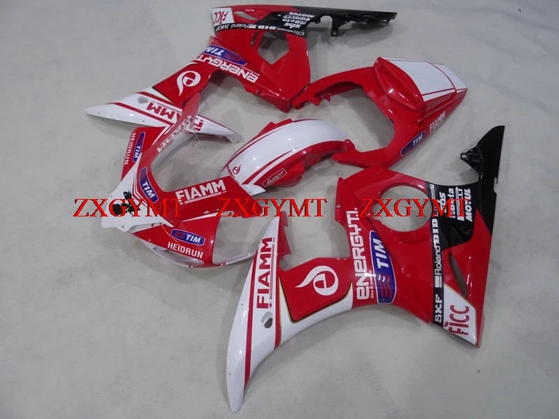 

Abs Fairing for YZF R6 2003 - 2005 Abs Fairing YZF600 R6 2003 Red White Full Body Kits for YAMAHA YZFR6 03 04