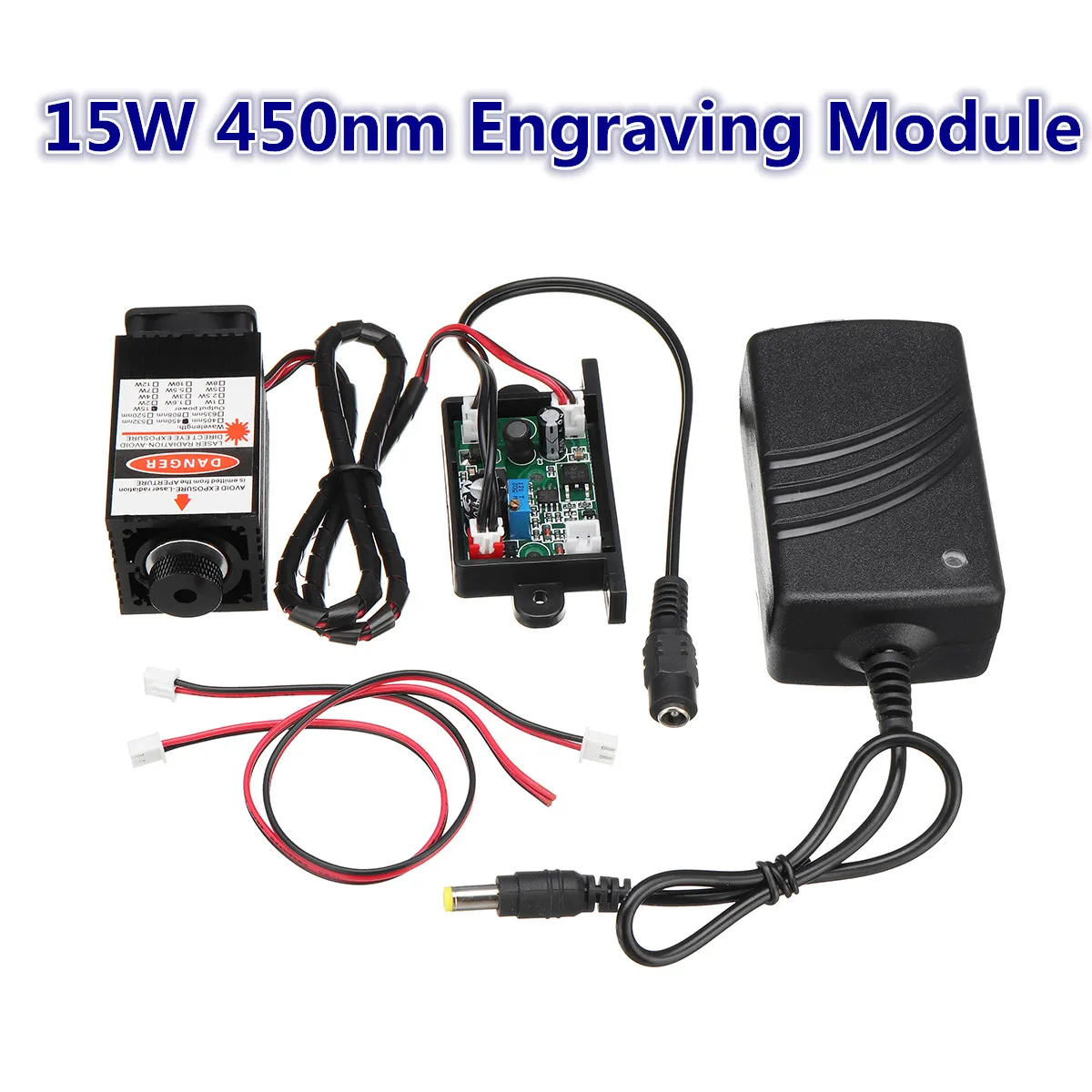 

450nm Laser Head Engraving Module TTL Blu-ray Laser DIY Laser Engraver Accessories Wood Marking Cutting Tools