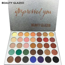 35 цветов Макияж для лица Тени для век Палитра оттенков мерцающие матовые тени для век Палитра Косметика