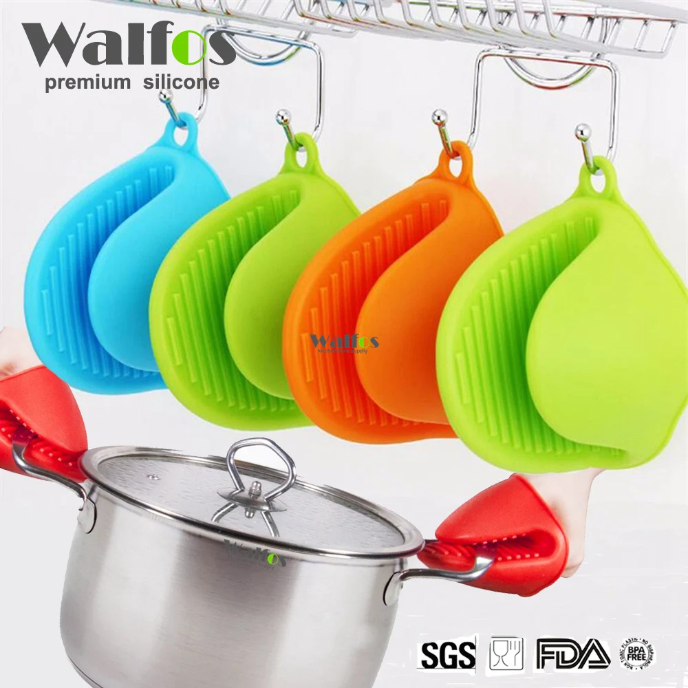 WALFOS Heat Resistant Grips Skid Silicone Pot Holder 1 piece Silicone