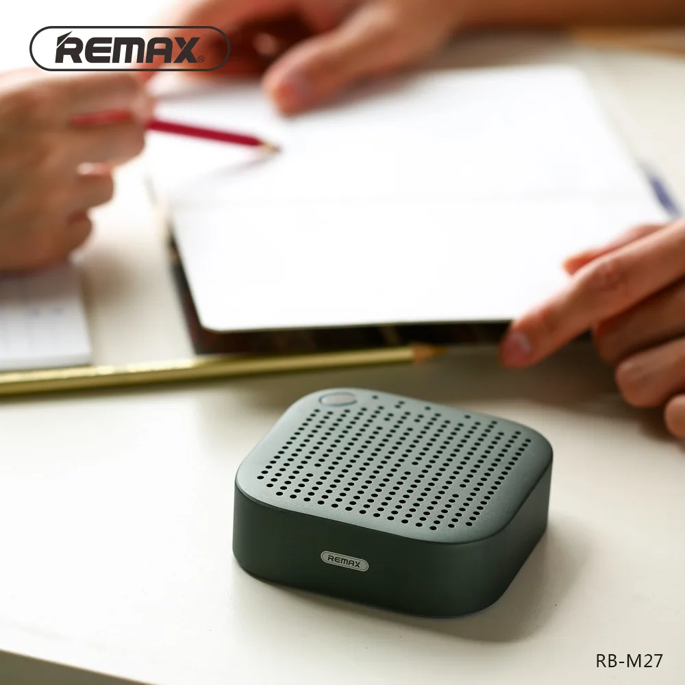 Компактная Bluetooth Колонка Remax портативная мини колонка металлическая