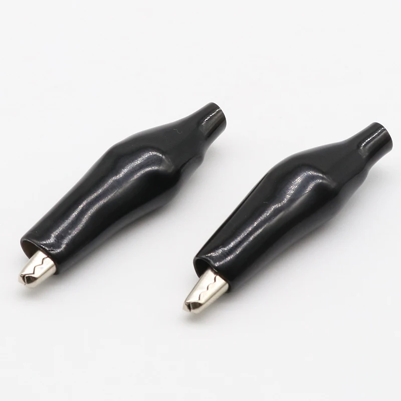 IMC 35mm soft plastic coating test probe alligator clip crocodile test clip 20 Pcs