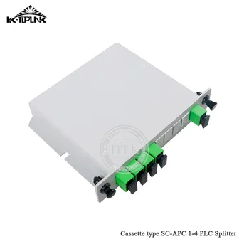 

30pcs FTTH PLC Splitter 1*4 SC-APC Cassette box 1*4 splitter Fiber Optical Cassette Box CATV FTTH Card Inserting Module wholesal