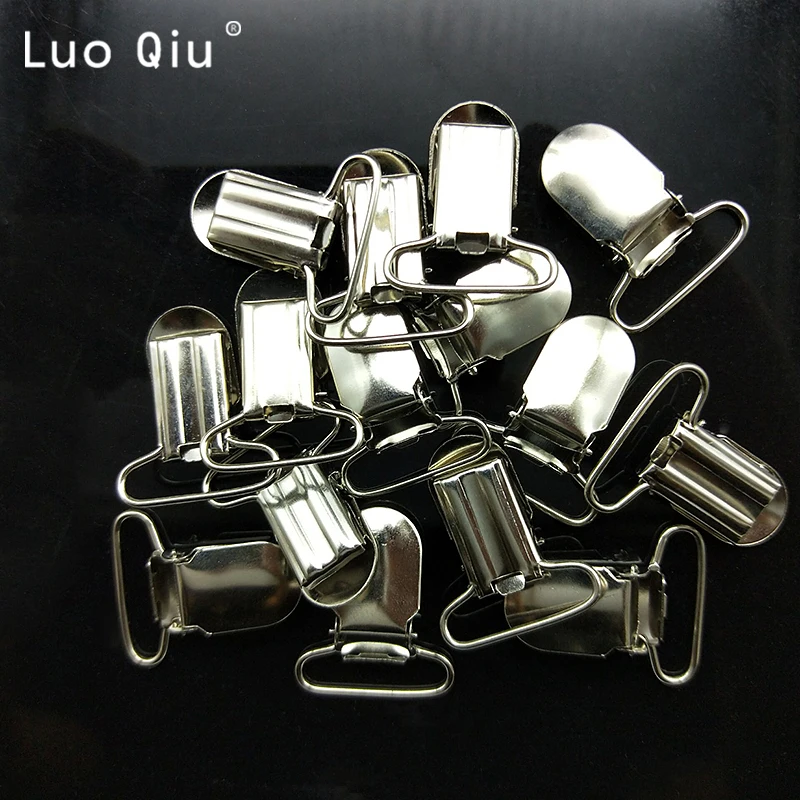 Suspenders clip buttons Paci Pacifier Ribbon Clips sewing clips garment clips plastic clips clothes clips 6 pcs