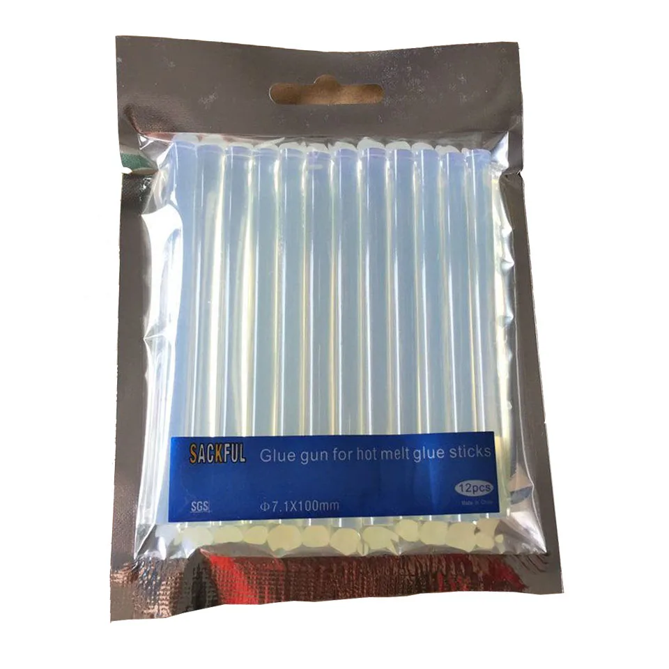 2 Packs/lot 24pcs Hot Melt Hair Extension Keratin Styling Tools Adesive Glue Sticks Black Amber Brown Transparent White