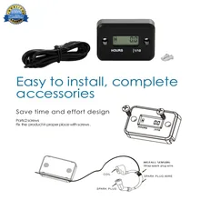 Водонепроницаемый цифровой счетчик для грязи квадроцикл ATV мотоцикла Снегоход мотокросс велосипед ямы газонокосилка тягач trucklift