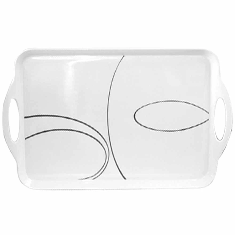 Reston Lloyd 07237 Simple Lines - Rectangular Melamine Tray