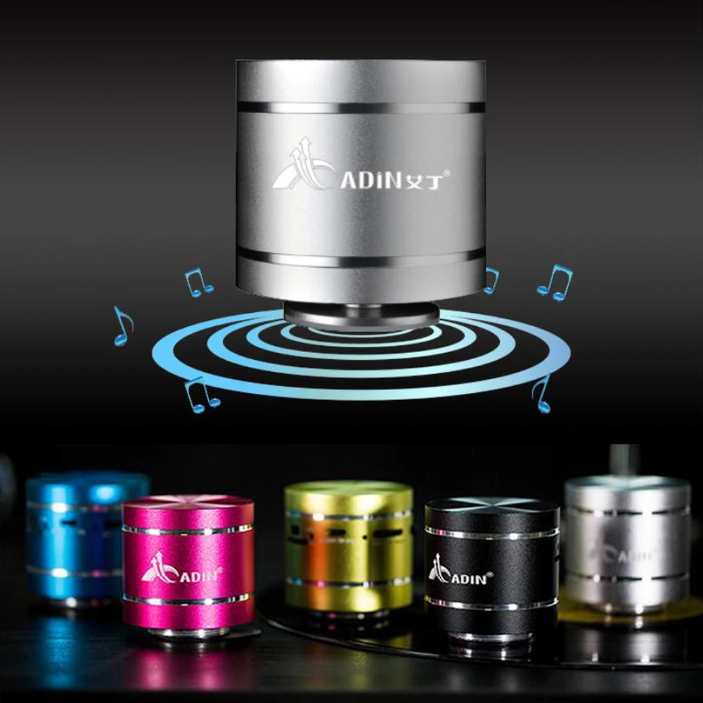 ADIN D3 HIFI Metal Vibration Speaker Mini Portable 5W Intelligent