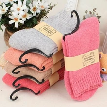 10 пар/лот зимние плотные махровые Носки женский корейский Чистый Теплый холодной Blended махровые женские Носки с фабрики