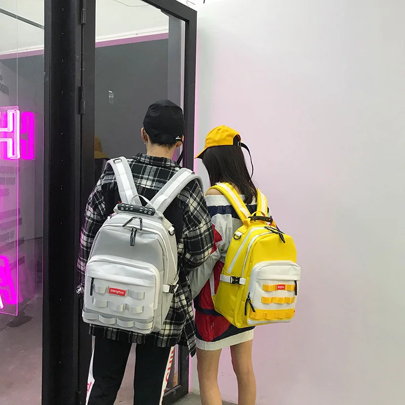 Classic Backpack for Teenage Girl Boys Mochila Feminina Women School Backpacks Men Nylon Waterproof Casual Laptop Bagpack Female (57)