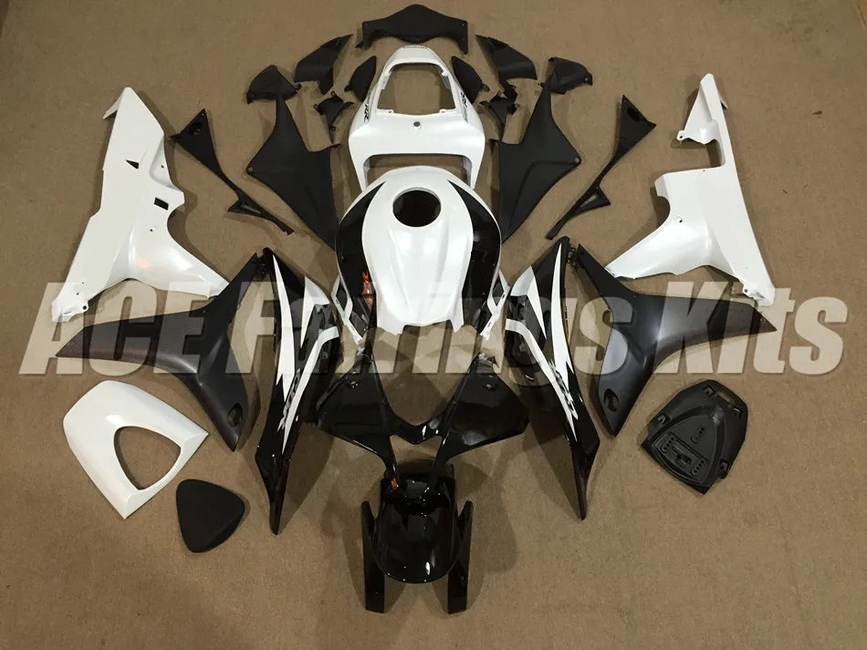 

New Injection mold Full Fairing kit Fit For Honda CBR600RR F5 2007 2008 07 08 600RR 600 ABS fairings Custom white black