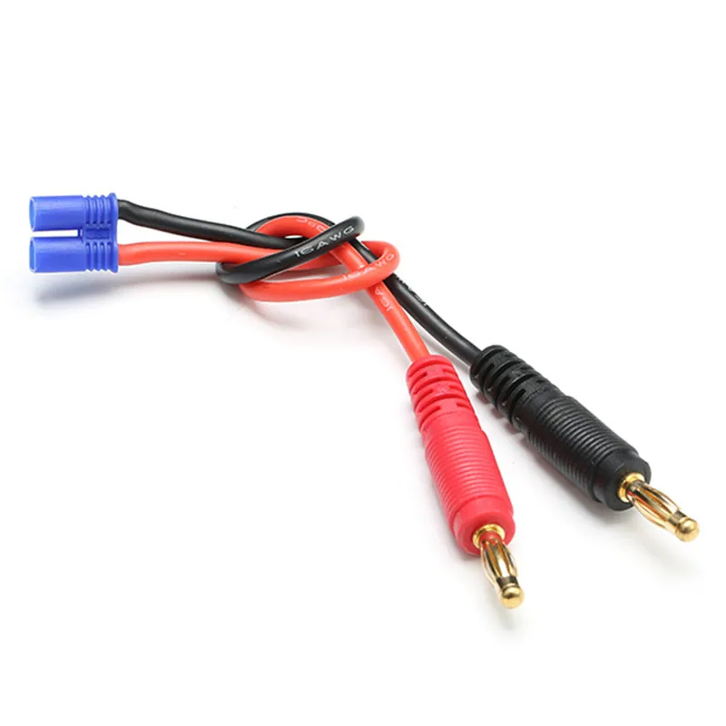 

YT EC2 To Banana Plug Charge Lead Adapter For Hubsan H501S X4 RC Quadcopter Helicopter Wire Lead Adapter