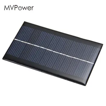 Mini Panel Solar de 6V y 1W, células solares para luz DIY, cargadores de teléfono móvil, portátil, envío directo, alta calidad