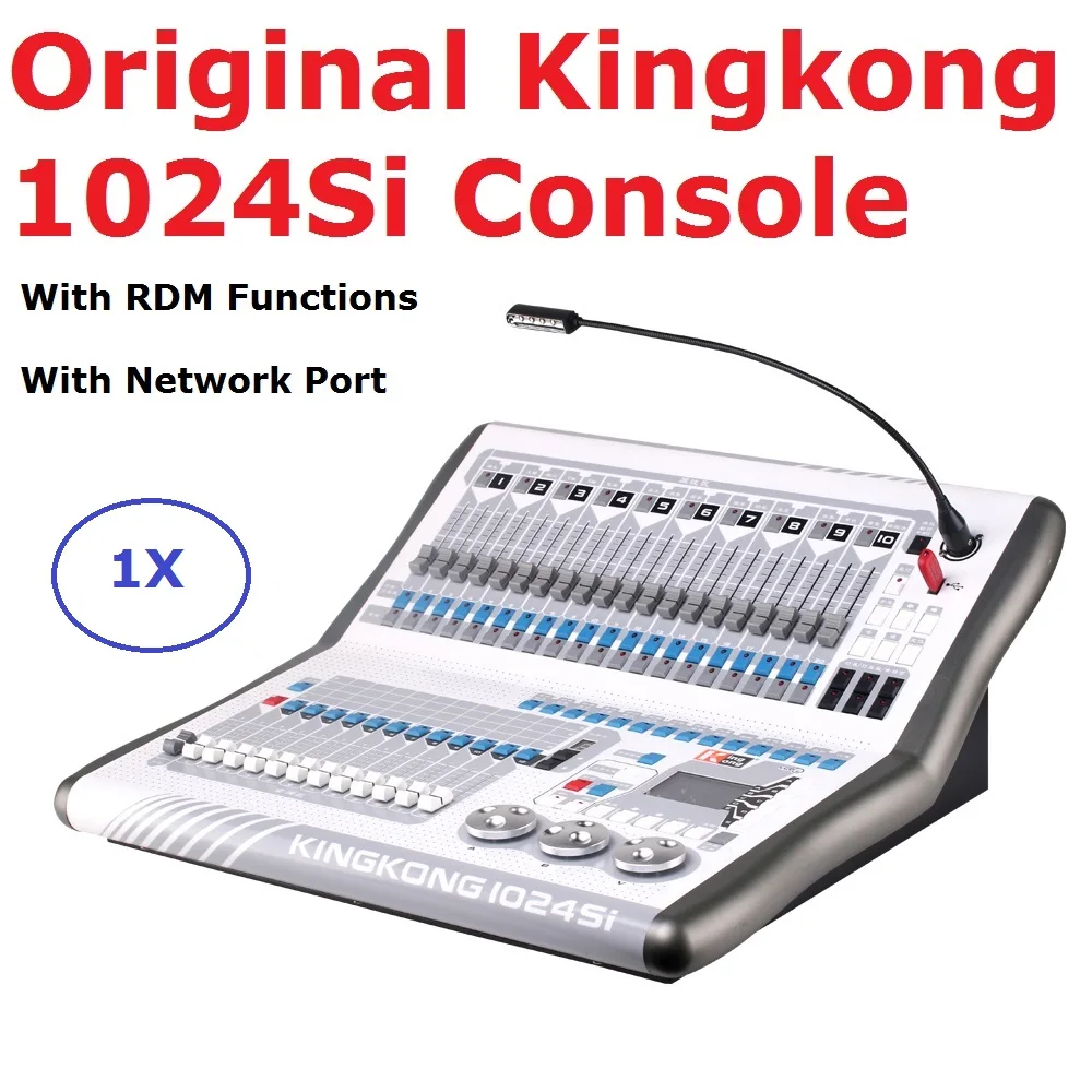 Dj Equipments Kingkong 1024SI DMX Controller Moving Head Lighting Console DMX Computer Stage Lights Controller With RDM Function