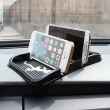 Большой размер Приборная панель автомобиля Противоскользящий коврик для телефона gps с парковкой автомобиля карта с уведомлениями несколько типов поддержка на заказ