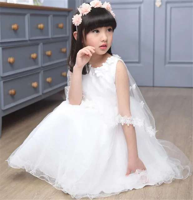 Buy New Baby Girls Birthday Party Cloths Kids Cute