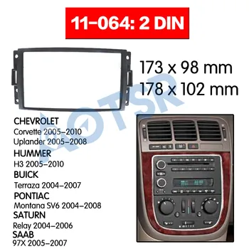 

Radio frame Fascia for CHEVROLET Corvette 2005-2010 Uplander 2005-2008 HUMMER H3 2005-2010 Installation Frame