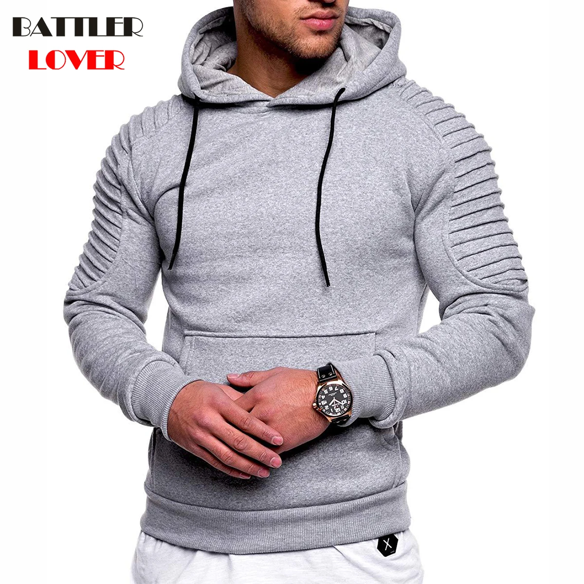 Hoodies Men 2018 Brand Sweatshirt Mens Hoodies Fashion Hip Hops Biker Pullover Hoody Jacket Mans Hombre Autumn Hooded Tracksuits