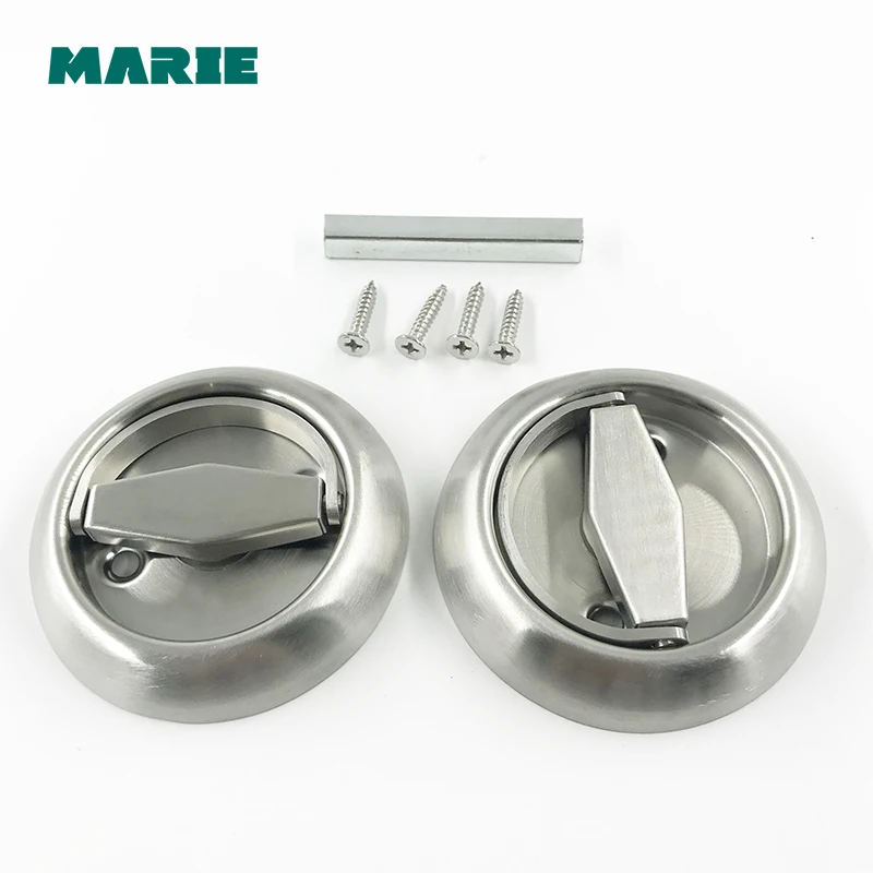 Round Hidden Stealth Spring Invisible Furniture Drawer Small Handle Press Bounce Up Tatami Handle Furniture Hardware