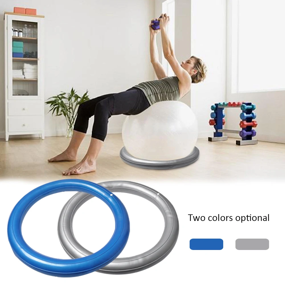 Пилатес фитнес спортзал баланс Fitball йога мяч фиксированное кольцо упражнения тренировка йога шары база позиционное сиденье кольцо взрывозащищенный